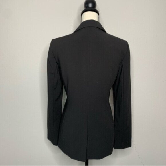 Calvin Klein Prestige Black Single Breasted One Button Blazer - Picture 9 of 15